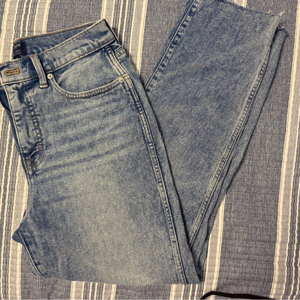 J. Crew Light Blue Straight-Leg Jeans